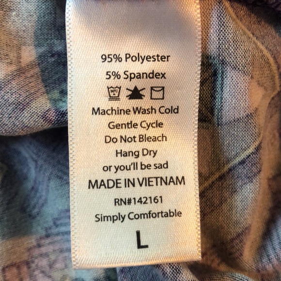 LuLaRoe Randy baseball tee. Size Large - Picture 6 of 6